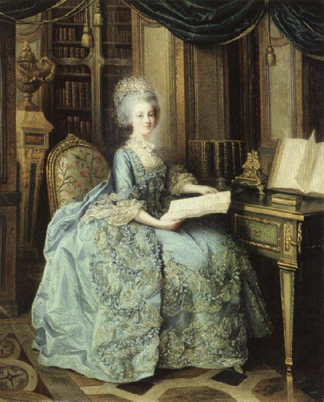 Lie Louis Perin-Salbreux Portrait of Marie Antoinette oil painting picture